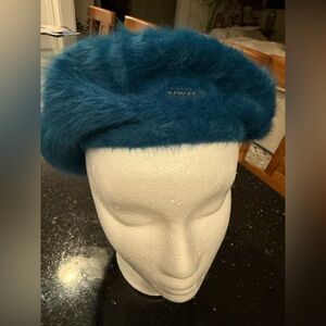 Kangol Kids' Angora Teal Fuzzy Furgora Beret